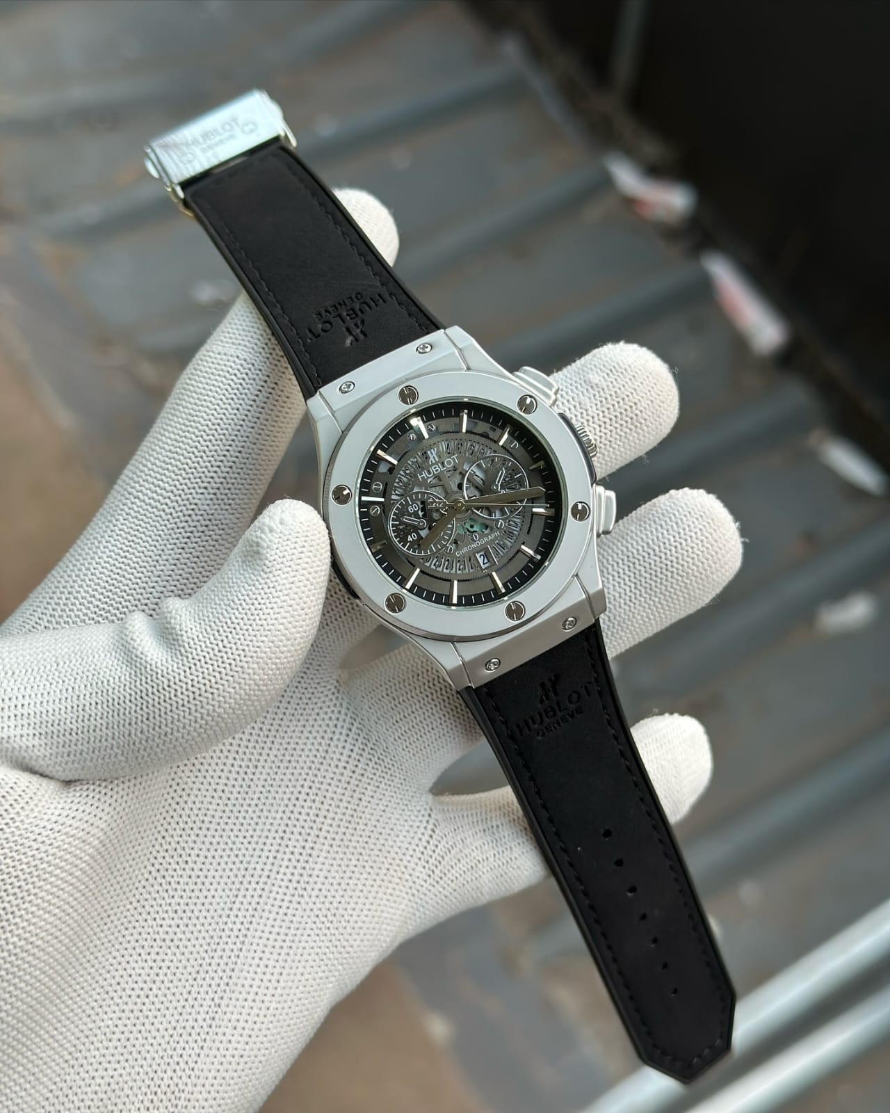 Hublot big bang all-crono working skeleton model