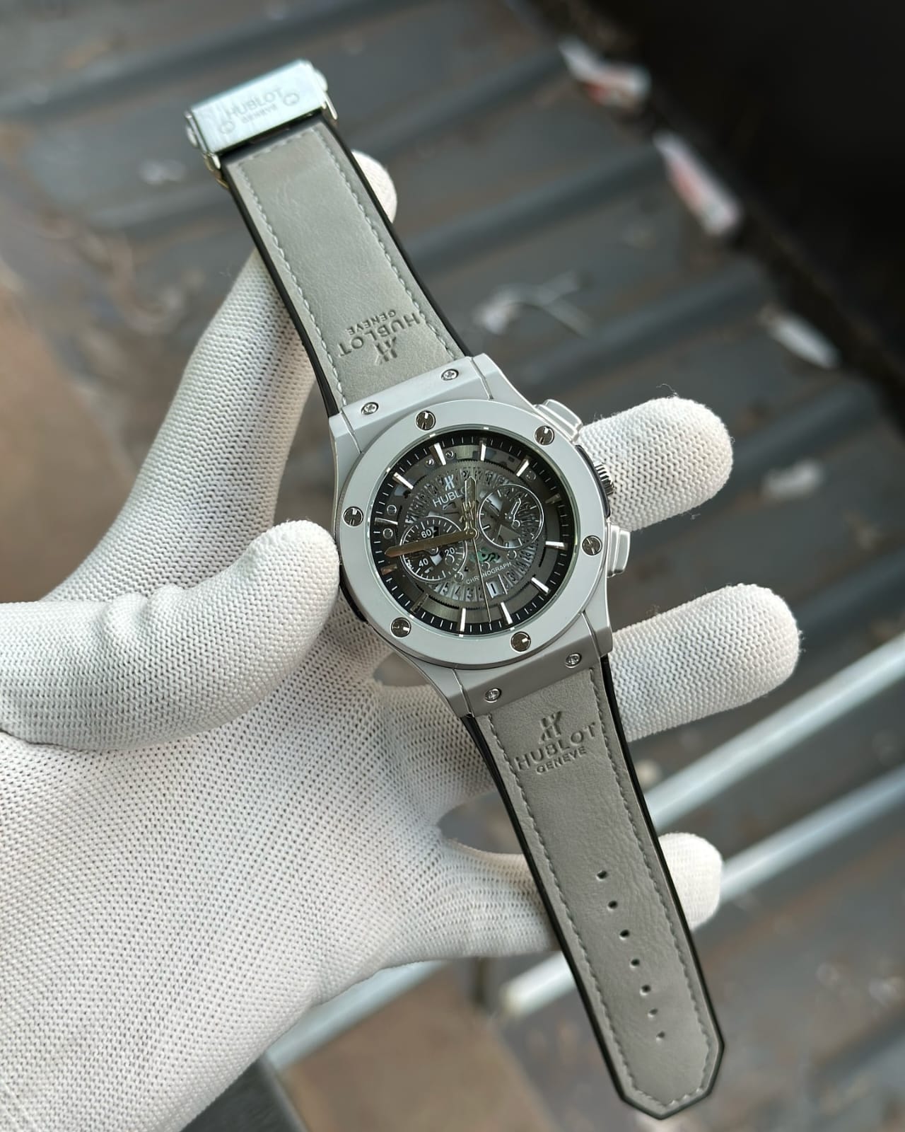 Hublot big bang all-crono working skeleton model