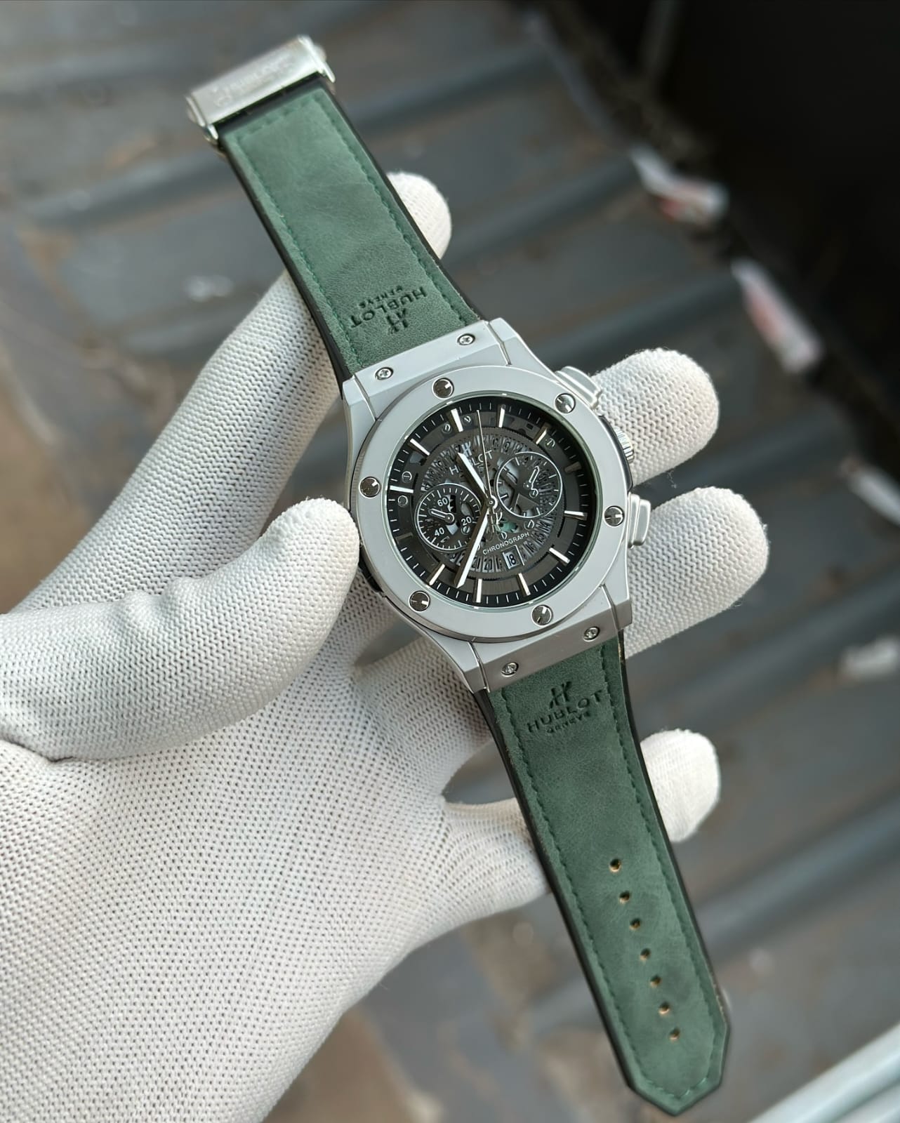 Hublot big bang all-crono working skeleton model
