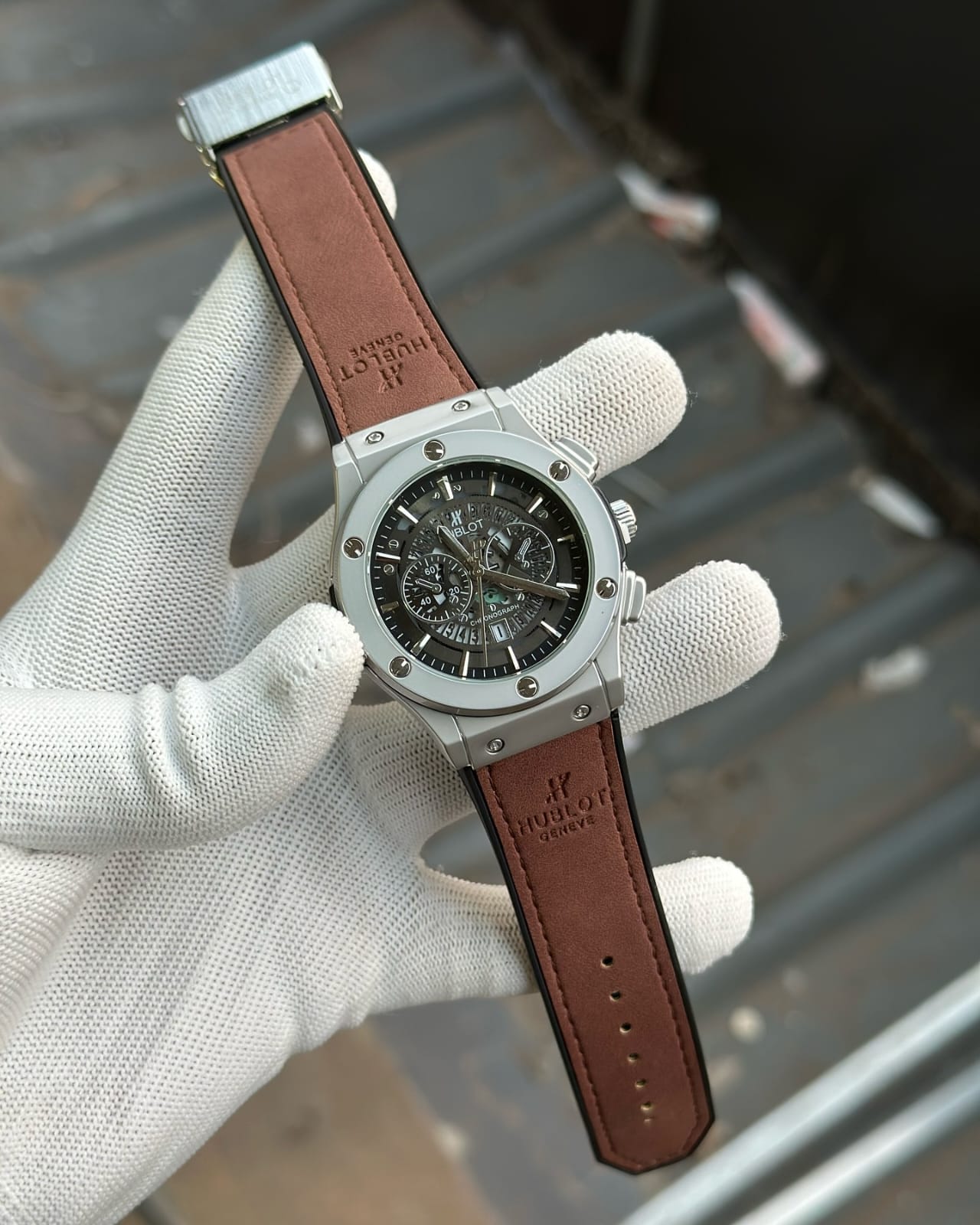 Hublot big bang all-crono working skeleton model