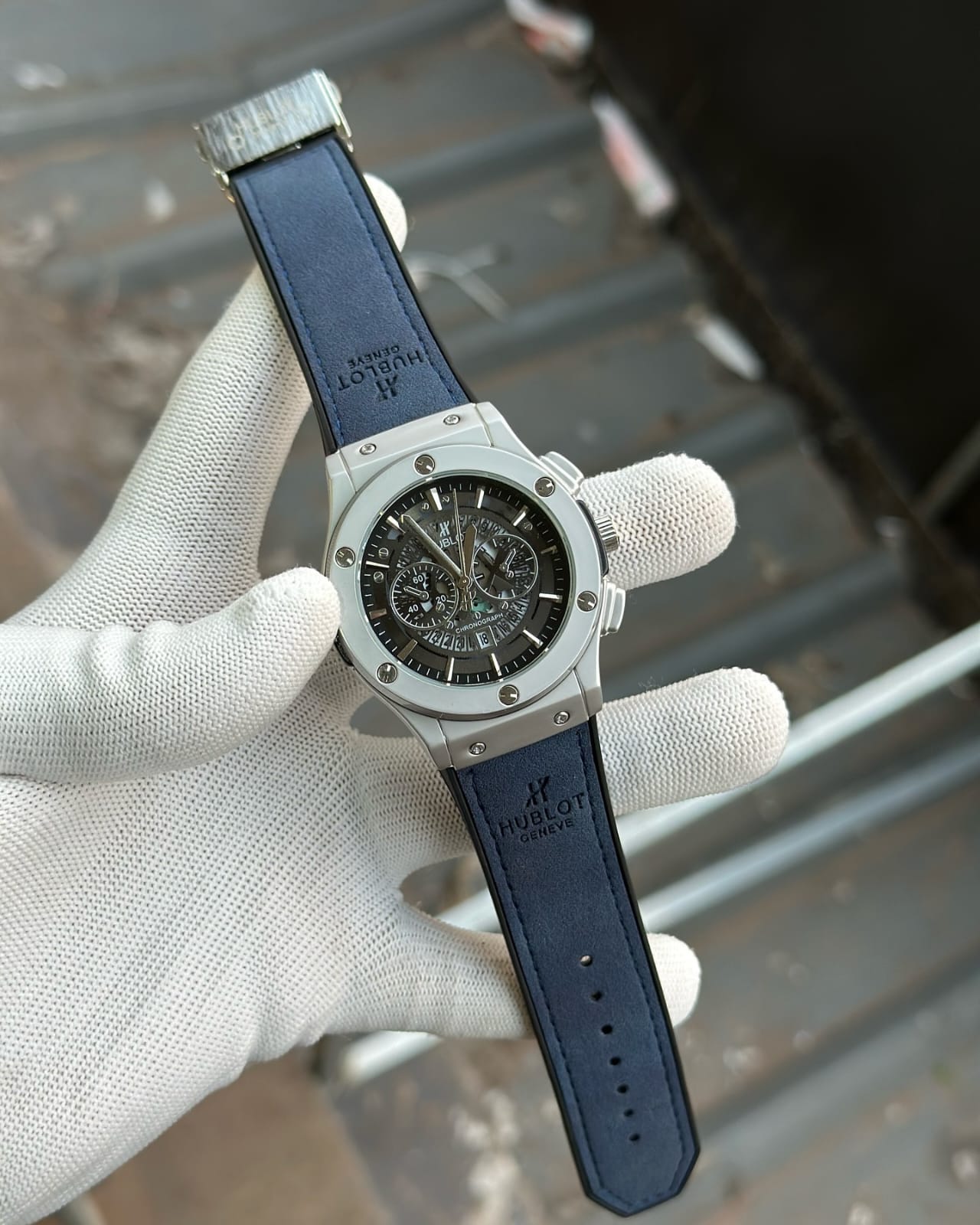 Hublot big bang all-crono working skeleton model