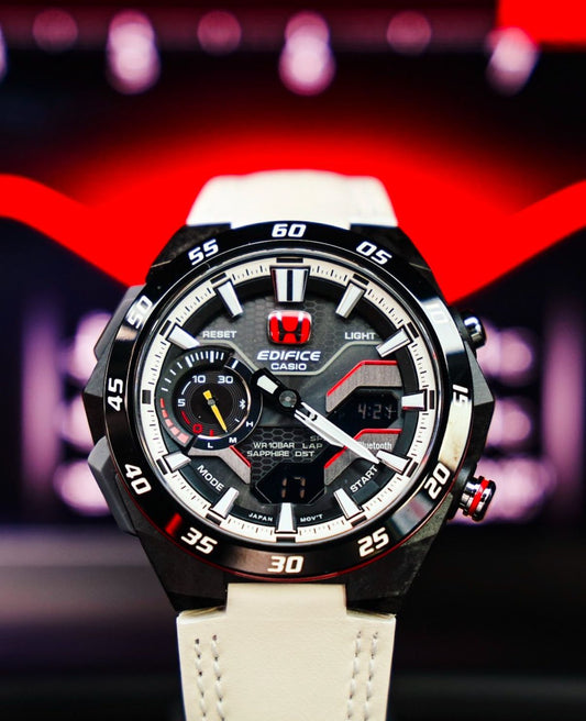 Ca_sio Edifice Men's Watch ECB-2200HTR-1A