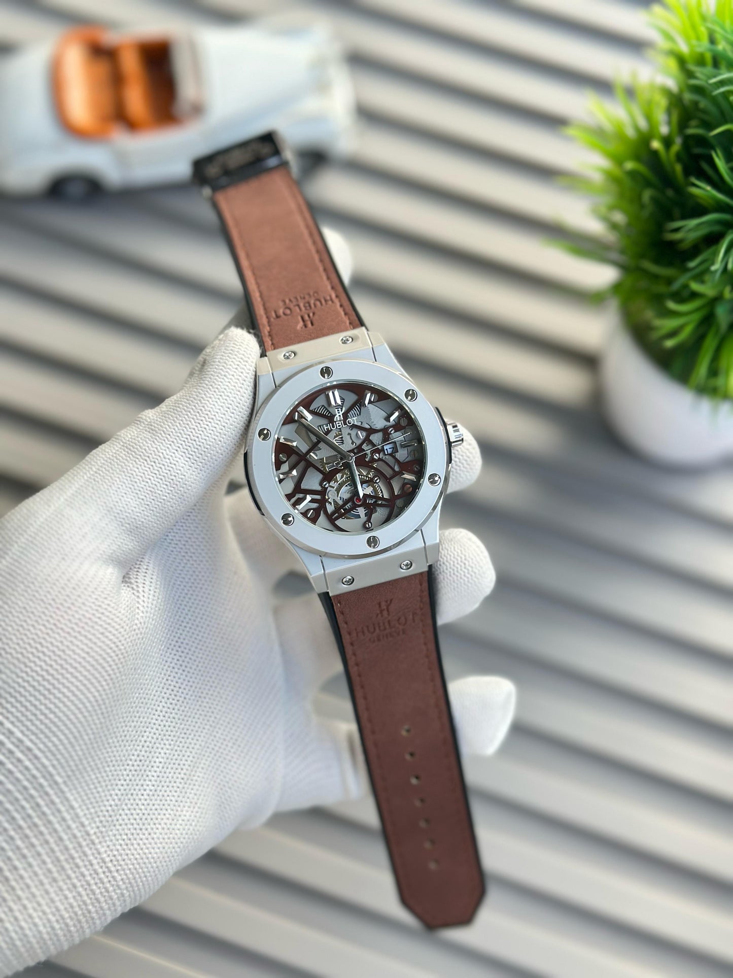 Hublo_t Big Bang skeleton dial