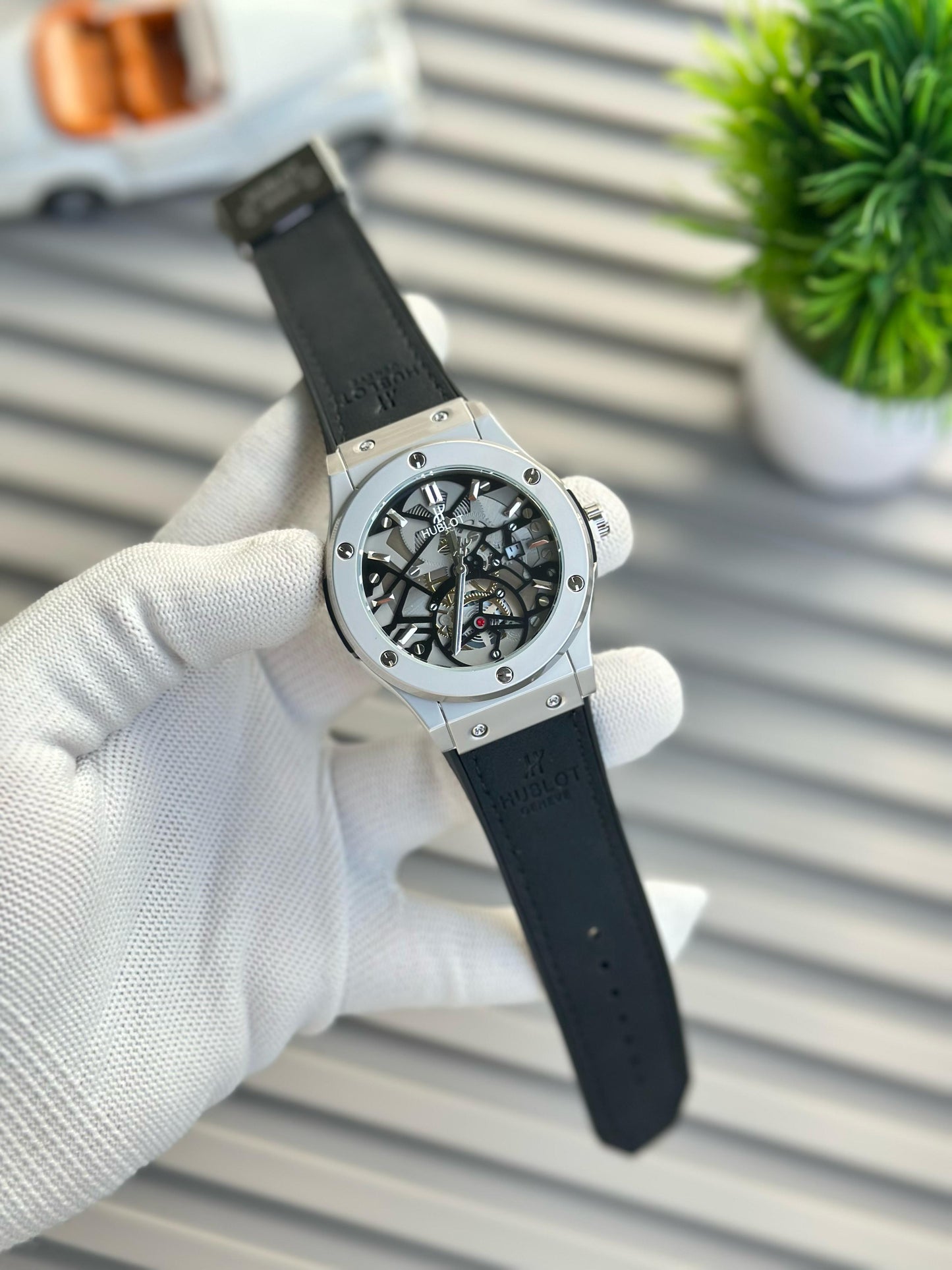 Hublo_t Big Bang skeleton dial